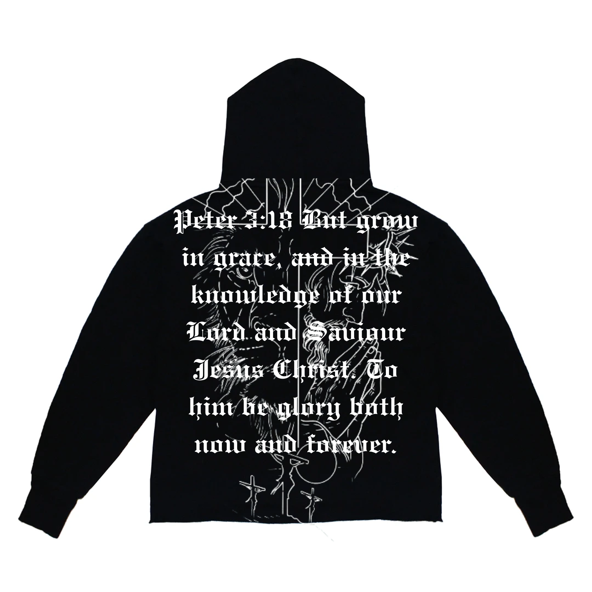 Jesus zipup hoodie