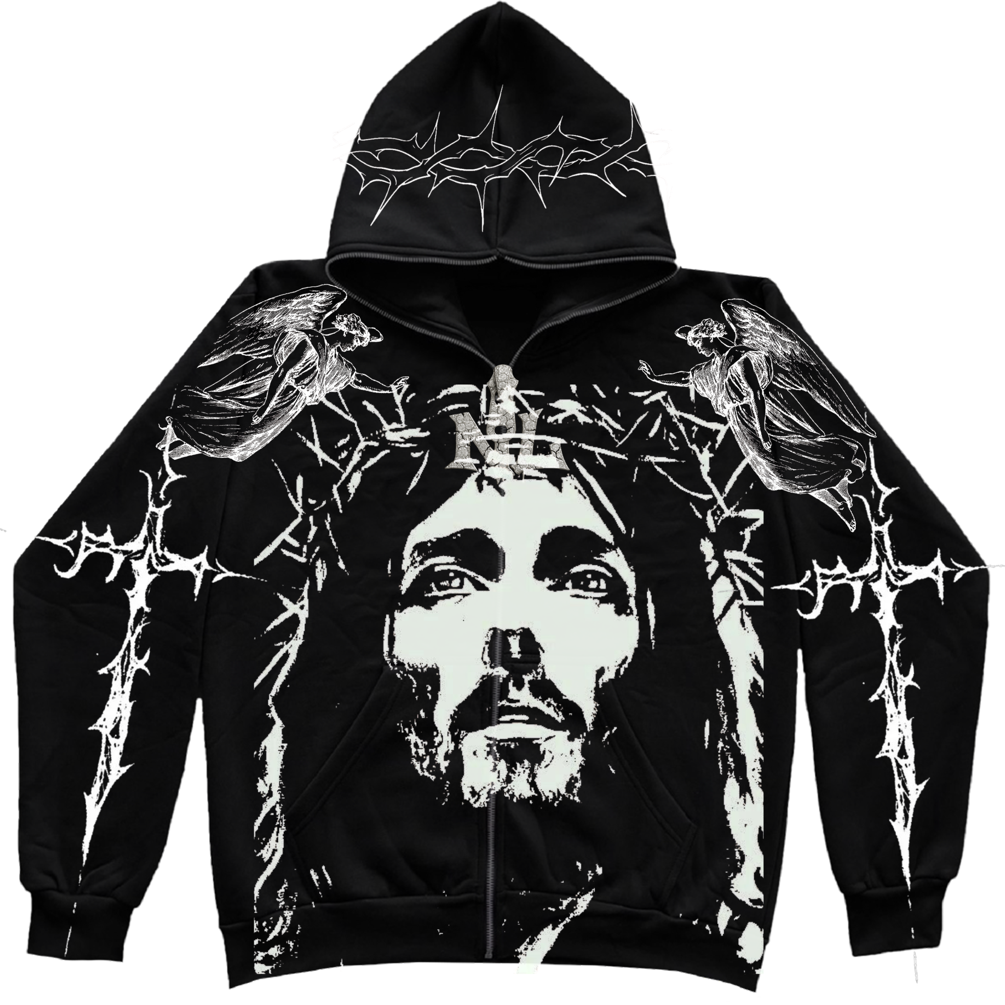 Jesus zipup hoodie